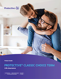 The cover of the Protective Classic Choice term product guide.
