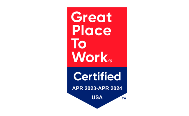 2023 Great Place to Work Certification Badge