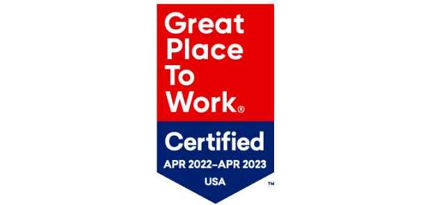 2022 Great Place to Work Certification Badge.