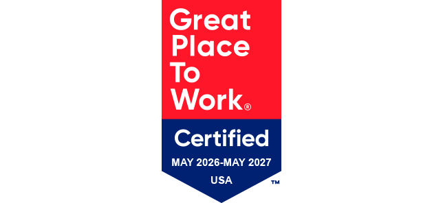 2026 Great Place to Work Certification Badge.