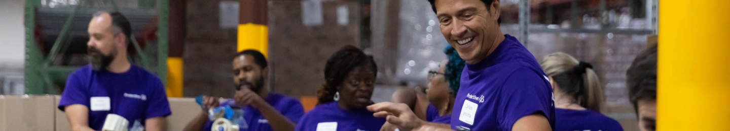 A group of Protective teammates volunteering in their community.