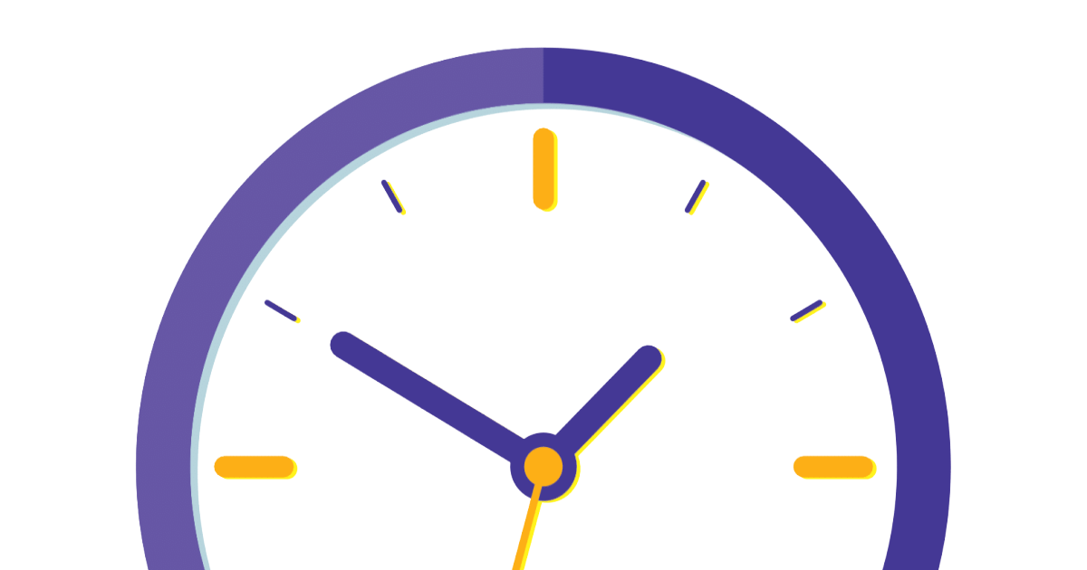 Illustrated clock