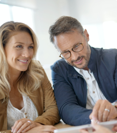 Young couple meeting with agent